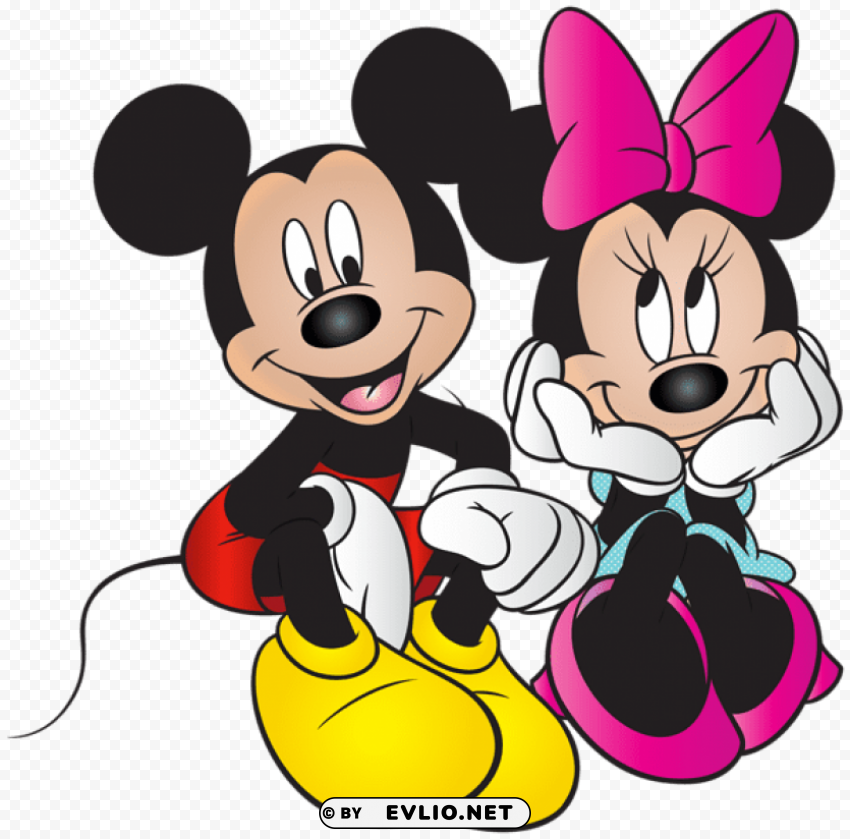 mickey and minnie mouse free HighQuality Transparent PNG Isolated Graphic Element