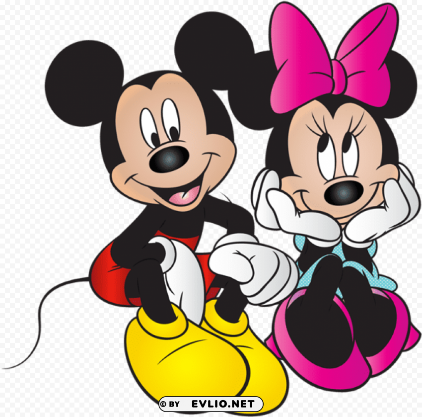 Mickey Mouse Y Minnie PNG Images With Alpha Transparency Free