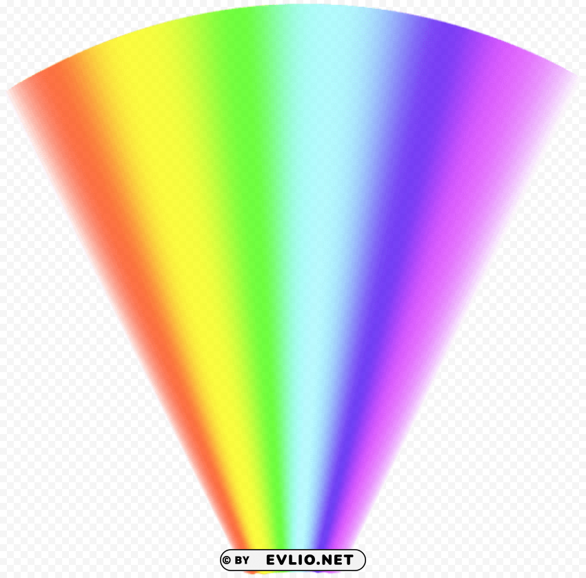 spectrum rainbow transparent PNG cutout