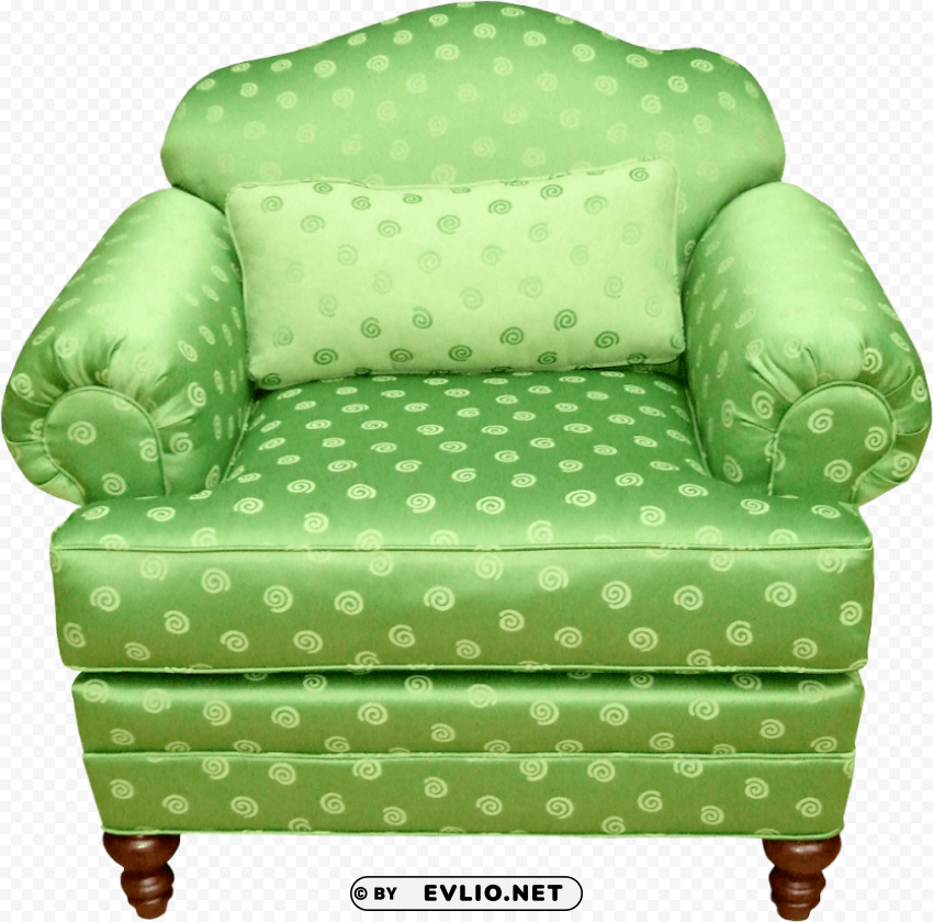 armchair PNG Image with Isolated Subject
