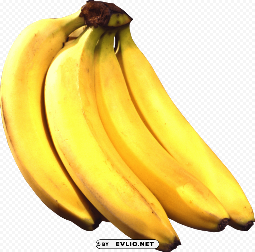 banana's Clean Background Isolated PNG Object