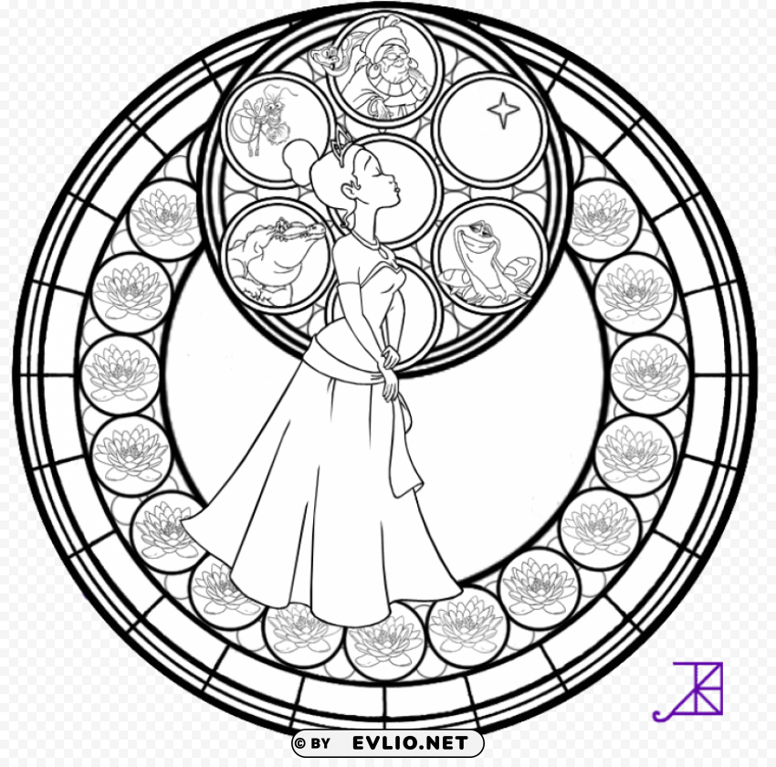 disney mandala coloring pages Free download PNG with alpha channel