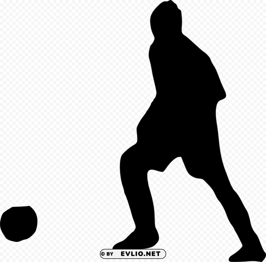 football player silhouette Transparent PNG images bulk package