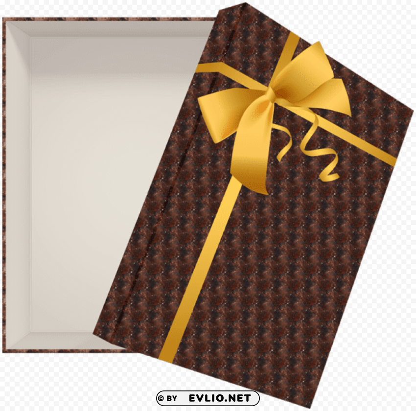 open gift box Transparent Background PNG Isolated Item clipart png photo - abb69d29