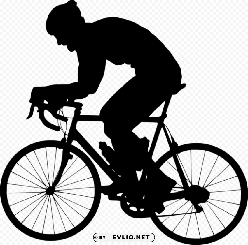 bike silhouette Transparent PNG images set