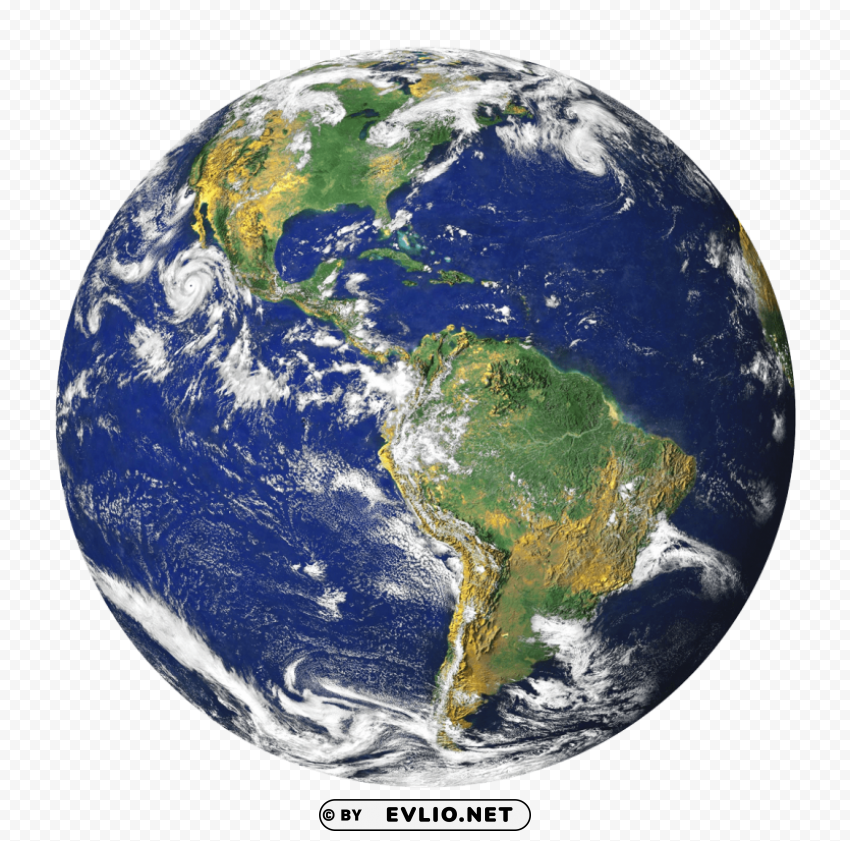 earth Isolated Character in Transparent Background PNG