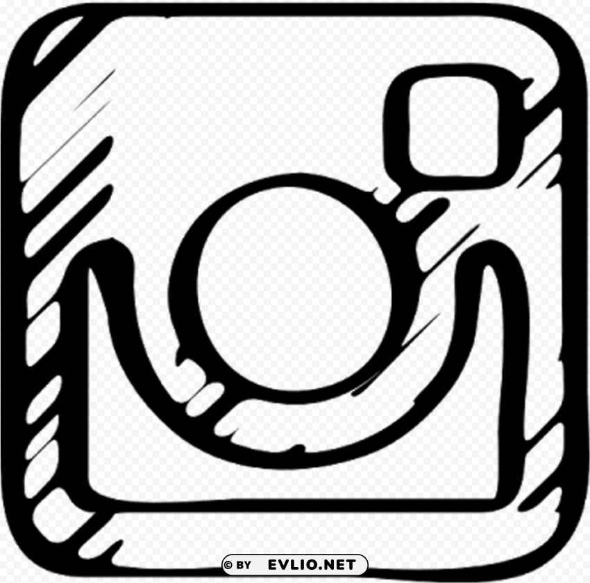 instagram logo sketch Isolated Item with HighResolution Transparent PNG PNG transparent with Clear Background ID ae3c828d