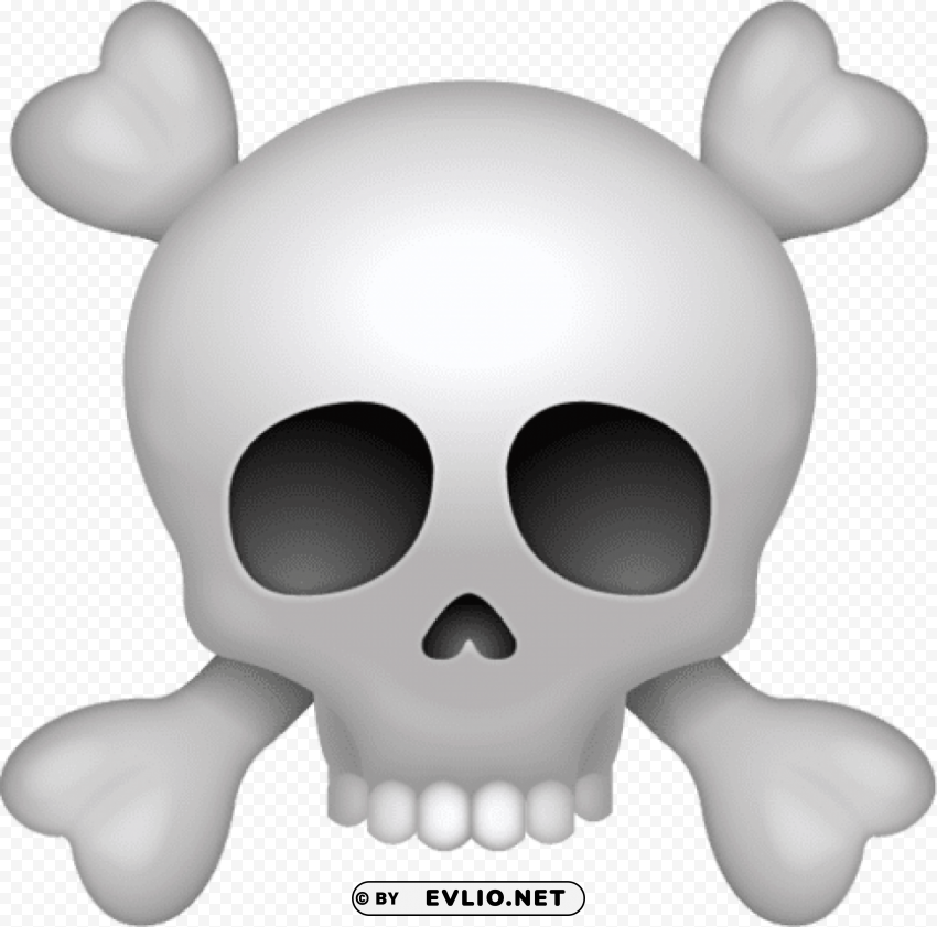 pirate skull emoji Free transparent PNG