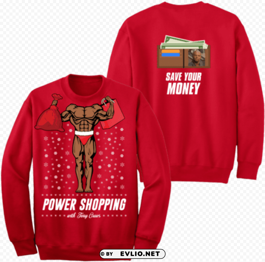 terry crews christmas sweater PNG for educational projects