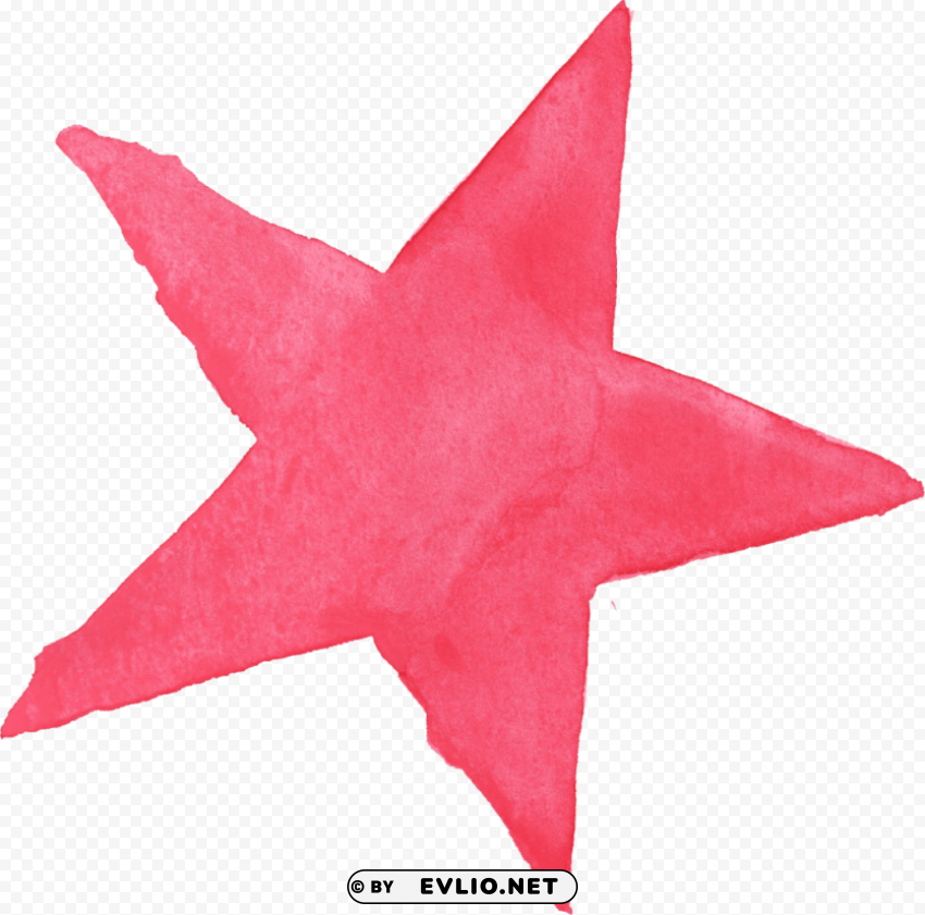 watercolor star PNG for presentations