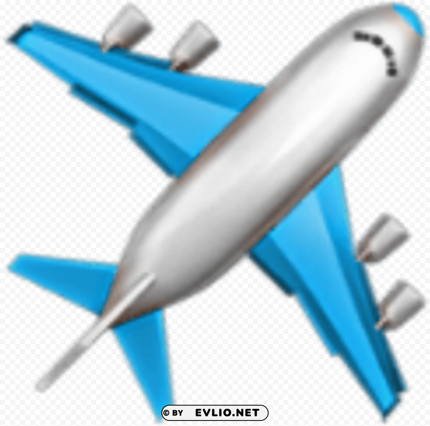 iphone airplane emoji PNG Image with Transparent Isolation