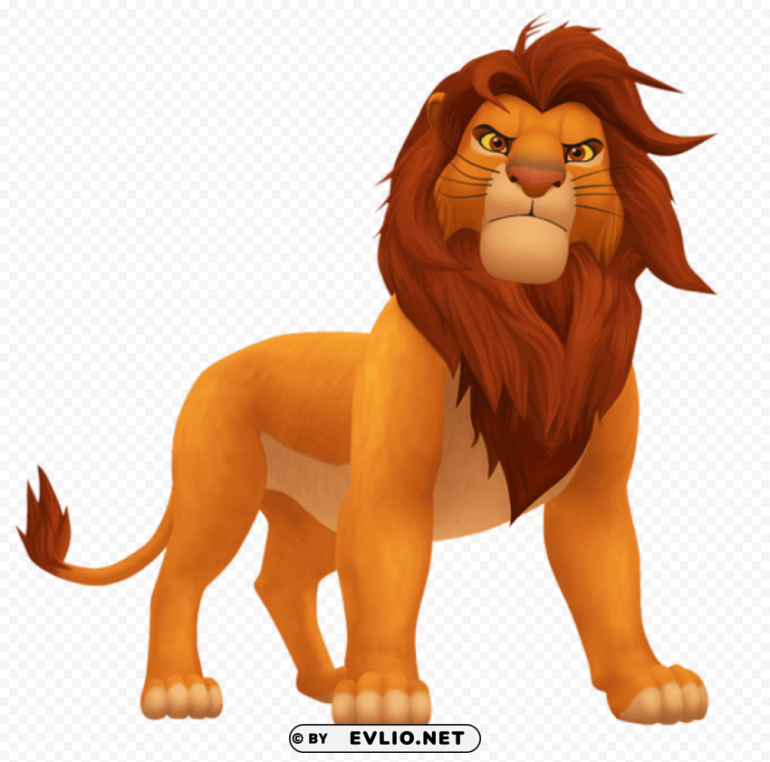 king lion and Transparent Background Isolation in PNG Image clipart png photo - 382cdfa4