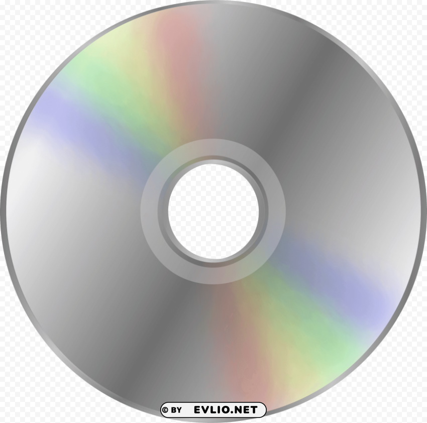 plastic cd compact disc Clear Background Isolated PNG Icon