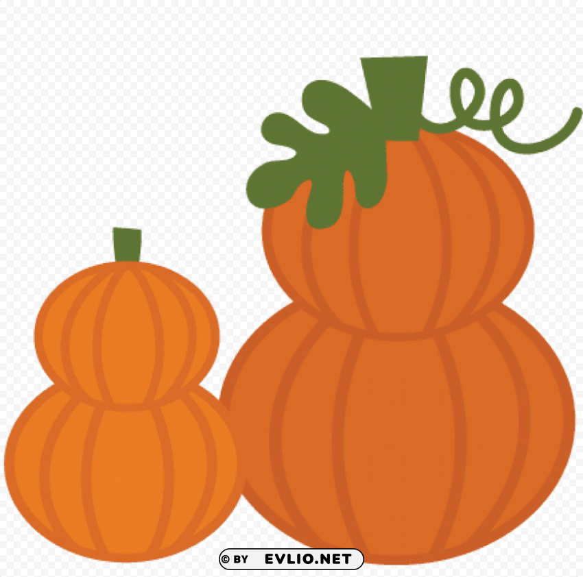 stacked pumpkin Isolated Icon on Transparent Background PNG