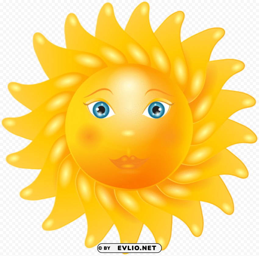 sun Transparent PNG Isolated Object clipart png photo - 559e7ec8