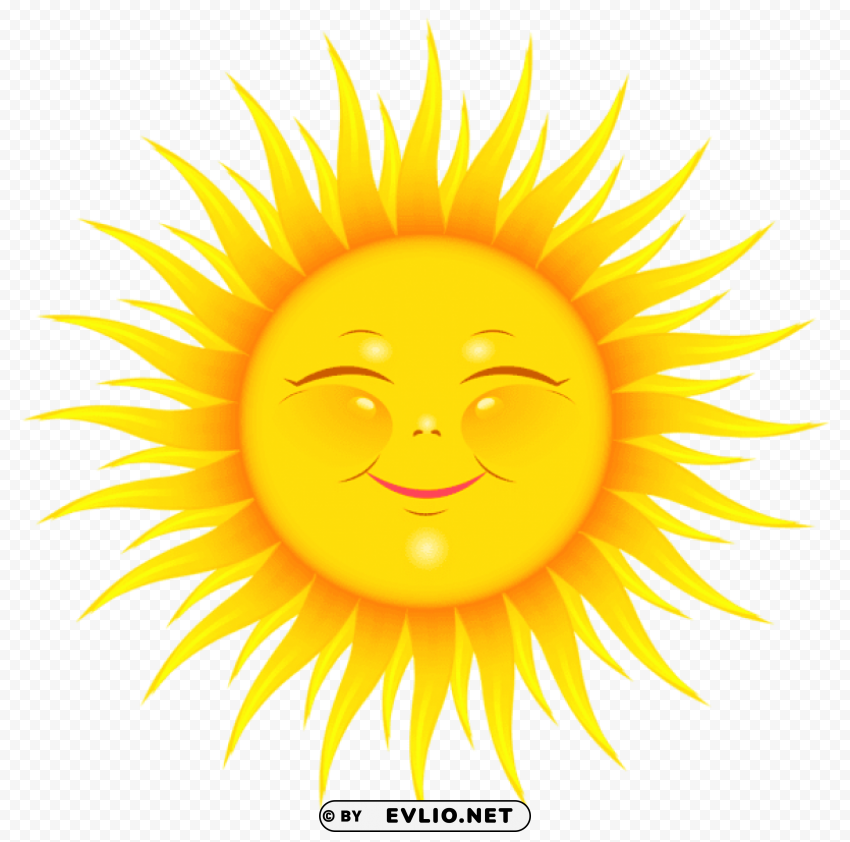  cute sun picture Transparent image clipart png photo - 960c533b