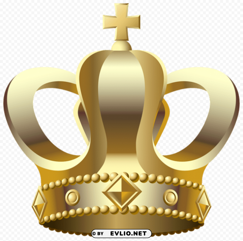 gold crown transparent PNG Graphic with Transparency Isolation clipart png photo - 23ced1d4