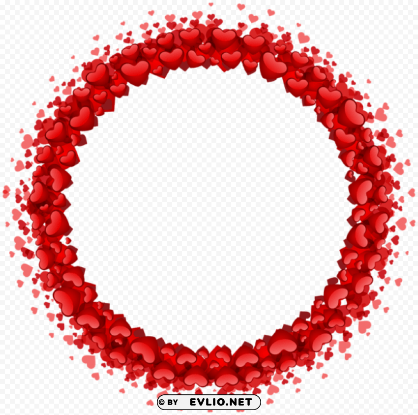 heart round border Transparent Background PNG Object Isolation