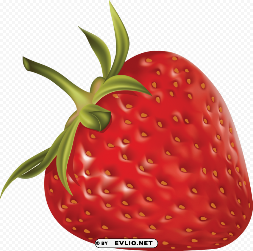 strawberry ClearCut Background Isolated PNG Graphic Element