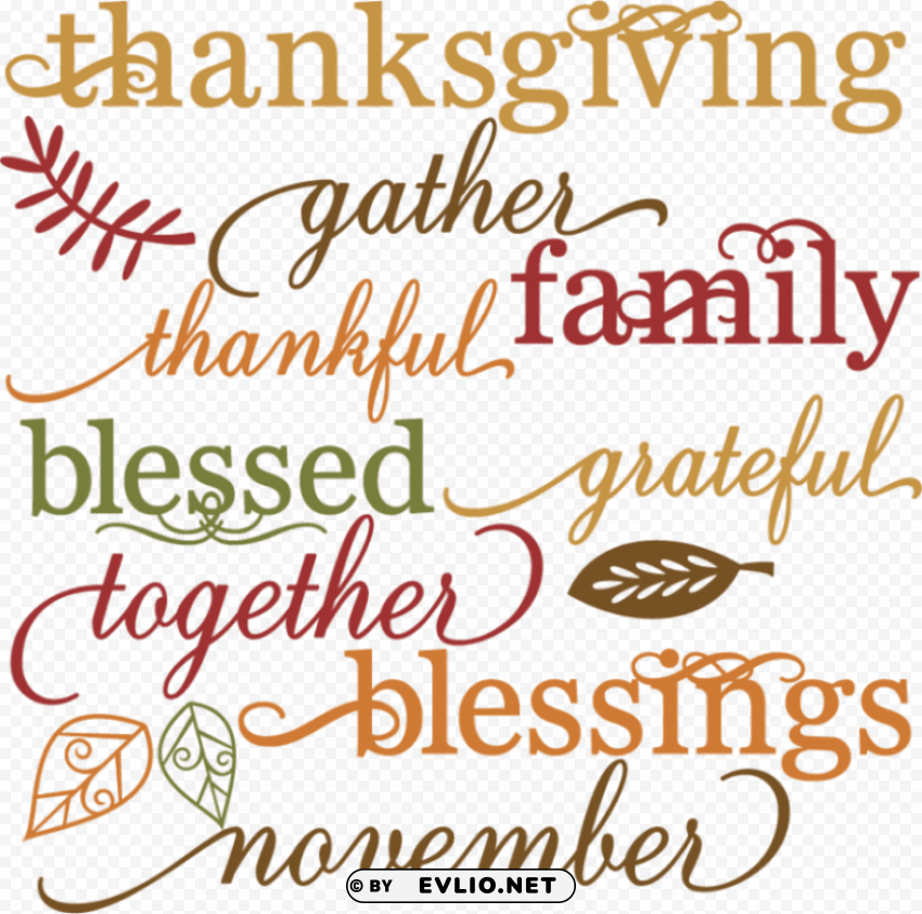 thanksgiving 2017 Clear PNG file