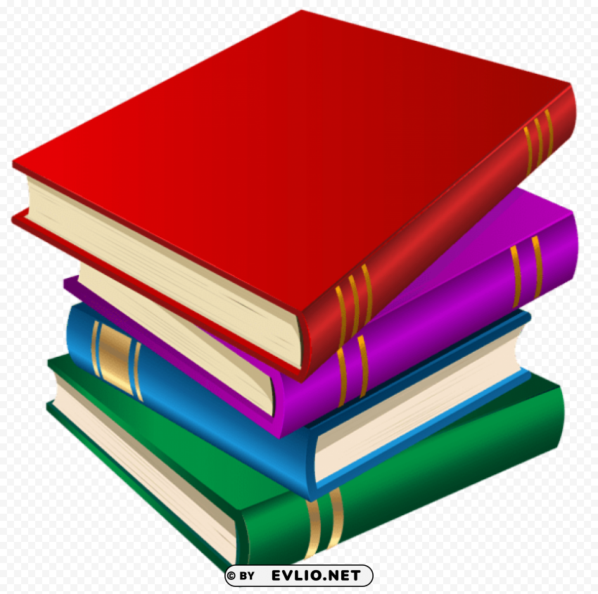 books Isolated Character on HighResolution PNG clipart png photo - f6e68b56