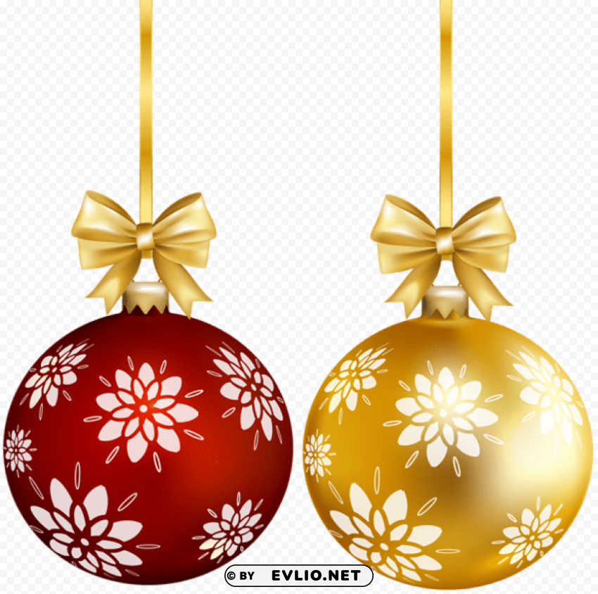 red gold christmas ball Free download PNG with alpha channel extensive images