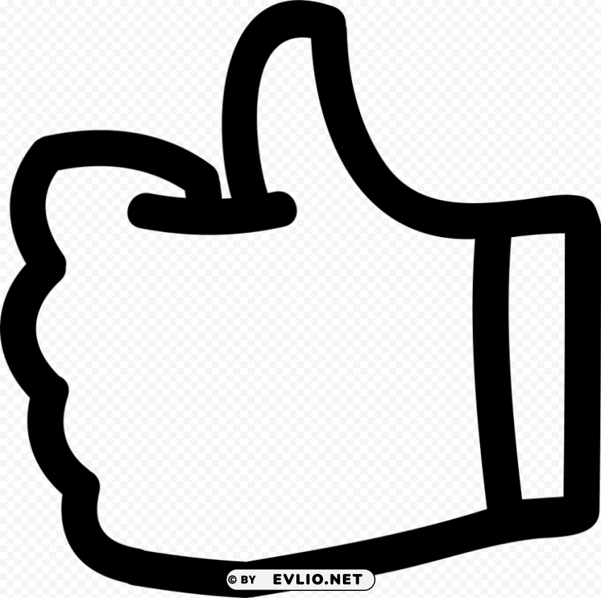 free icon thumbs up PNG Image Isolated with Clear Background