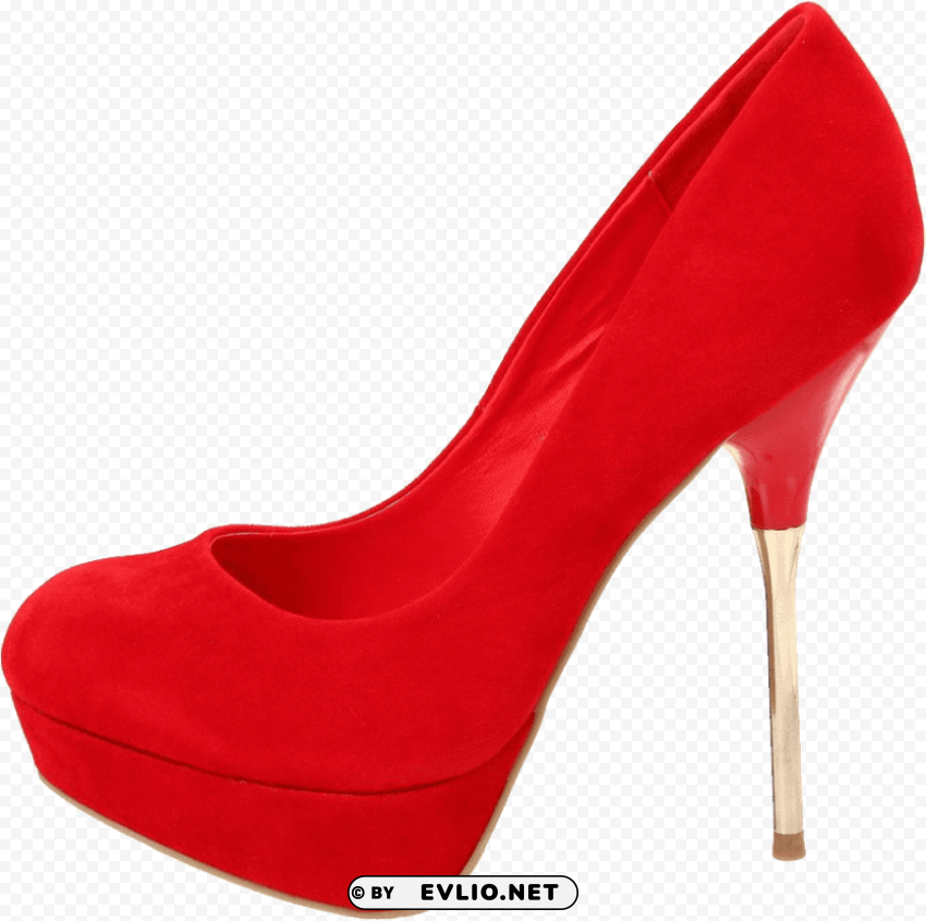 red women shoe HighResolution Transparent PNG Isolation