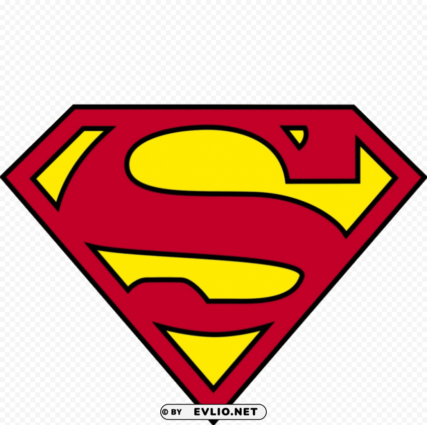 Superman Logo PNG With Clear Transparency