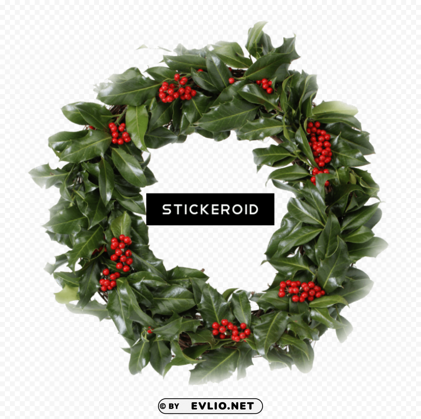 christmas wreath PNG Image with Transparent Isolated Design PNG transparent with Clear Background ID e3b38cb0