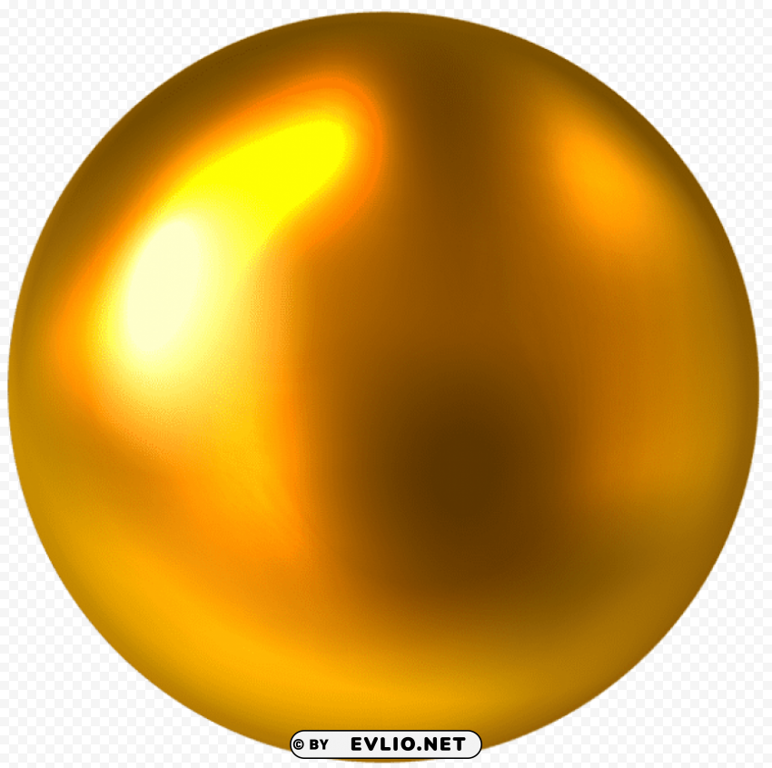 gold ball Free PNG file clipart png photo - 0677aea8