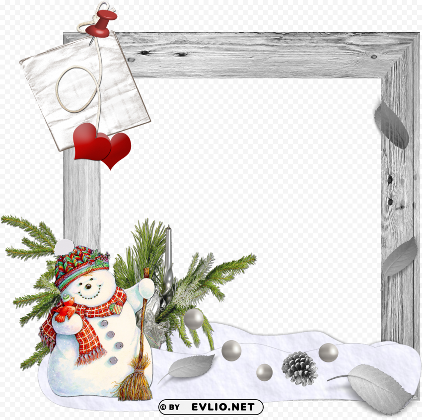 holiday scrap pages - christmas picture frame 2017 PNG transparent elements package
