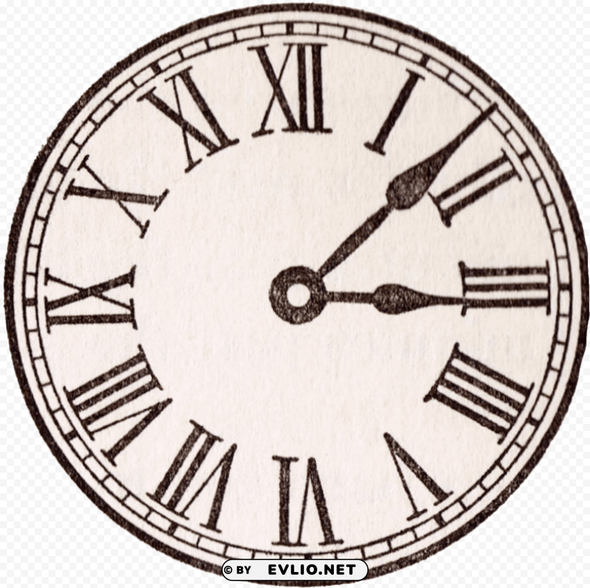 old clock face roman numerals Free PNG images with alpha channel variety