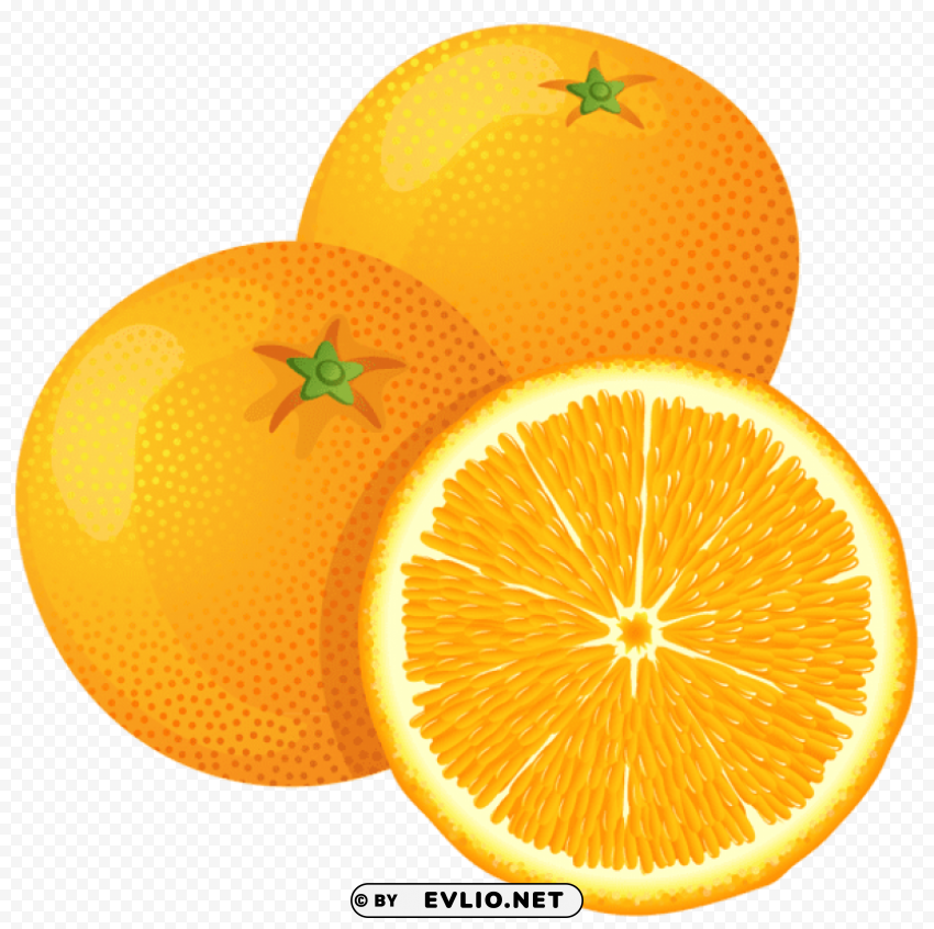 orange orange Isolated Artwork on HighQuality Transparent PNG