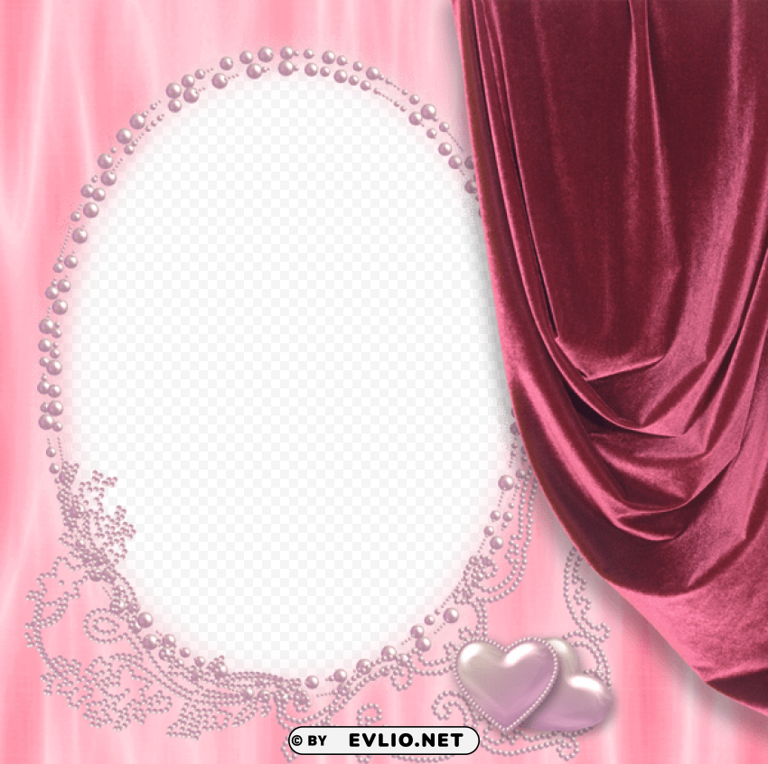 pink transparent frame PNG pictures with no backdrop needed