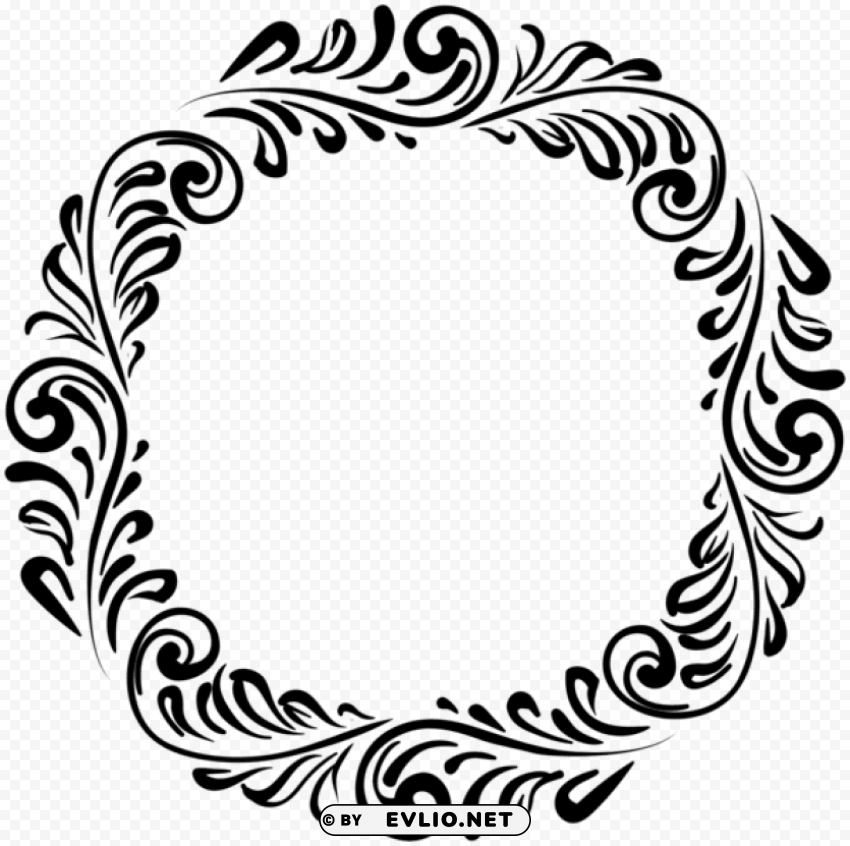 round black border frame PNG images free clipart png photo - 23314db5