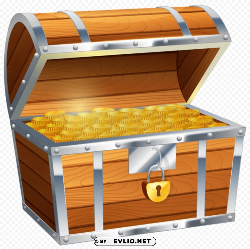 treasure chest ClearCut Background PNG Isolated Subject