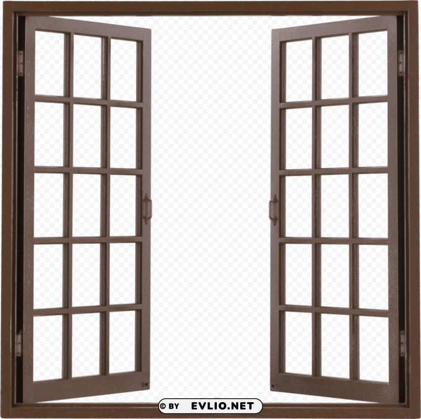 window PNG Image Isolated with Transparent Detail