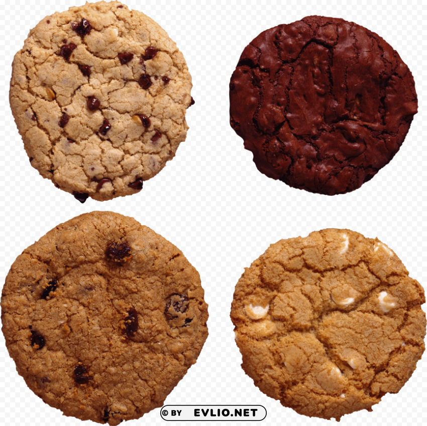 cookie variation High-resolution PNG images with transparency wide set