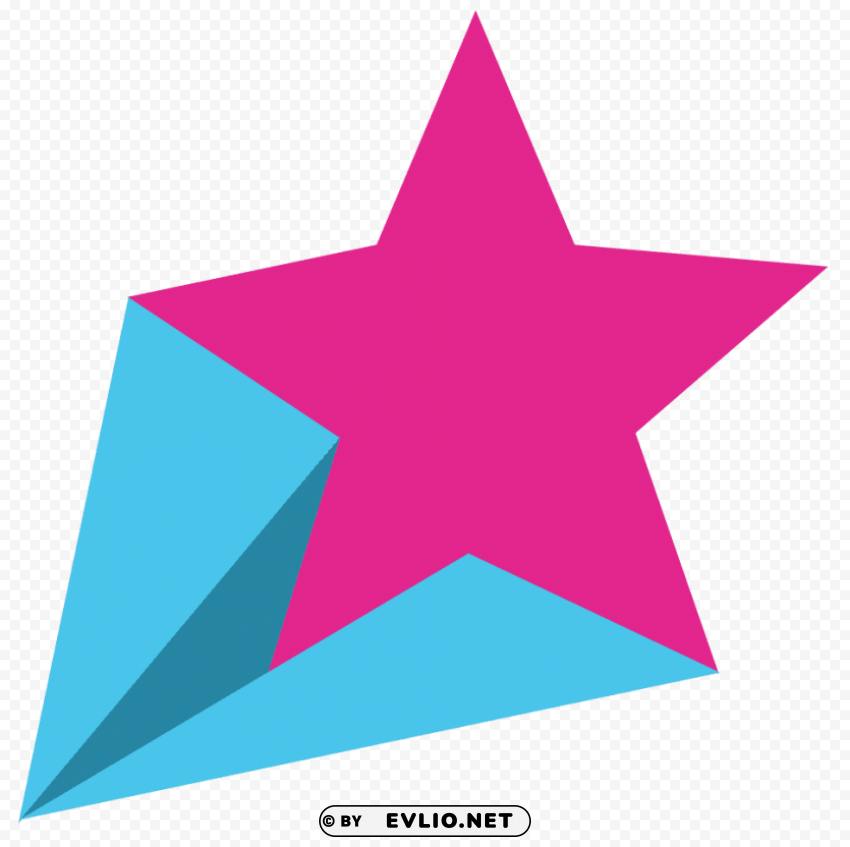 Falling Star HighResolution PNG Isolated Artwork