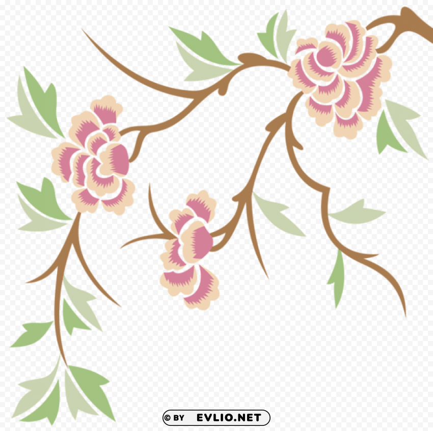 Floral Ornament PNG Images With Transparent Elements Pack