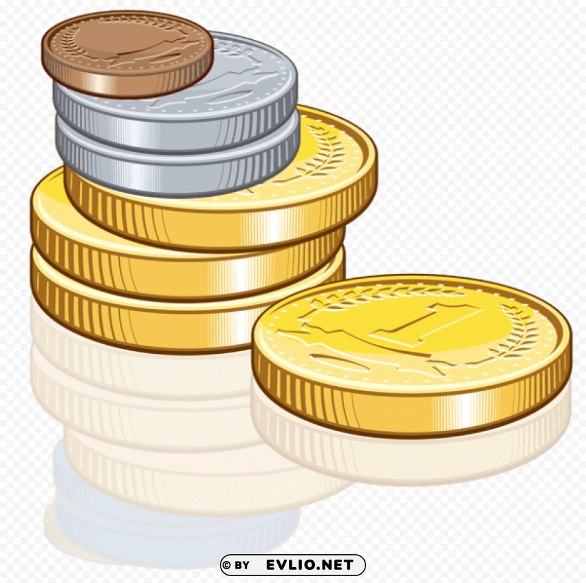 Gold Coins PNG Images For Printing