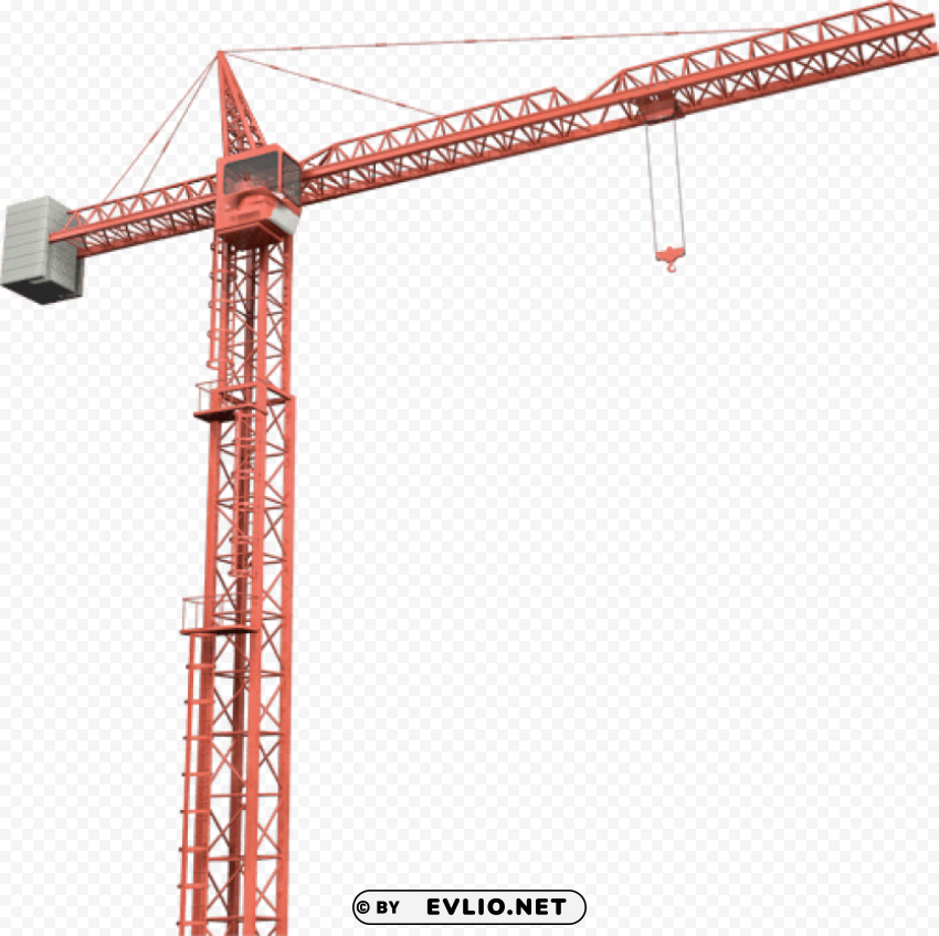 tower crane PNG graphics with clear alpha channel broad selection