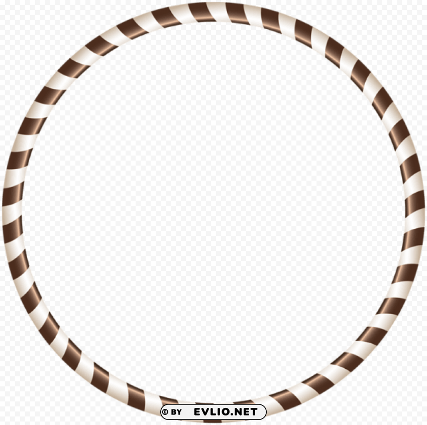 white brown round border PNG files with transparency