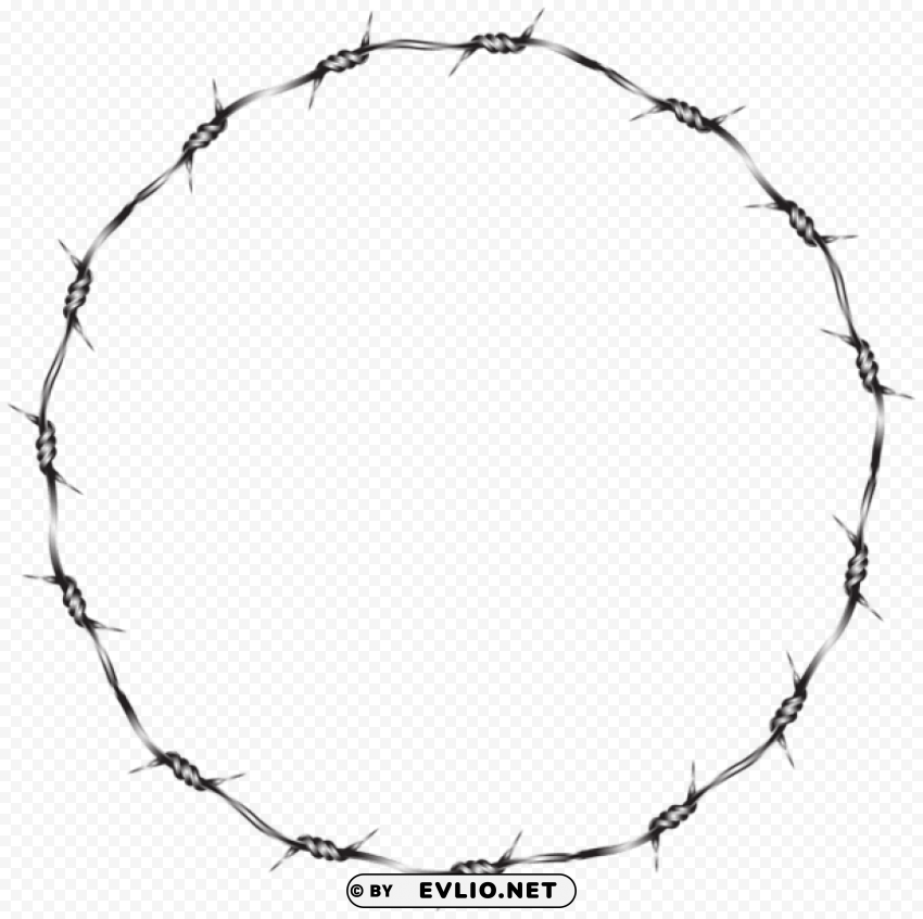 wire round border transparent PNG images for editing