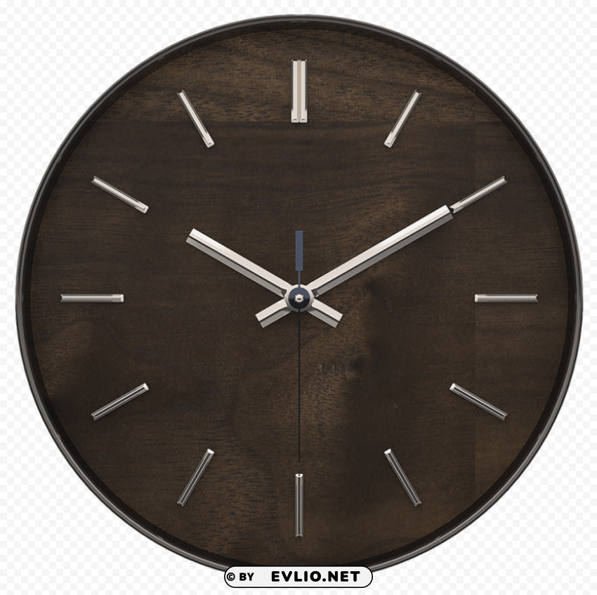 Wooden Wall Clock PNG transparent images for websites