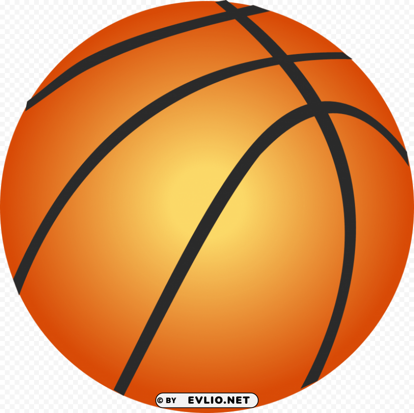 Basketball Isolated Graphic Element In HighResolution PNG