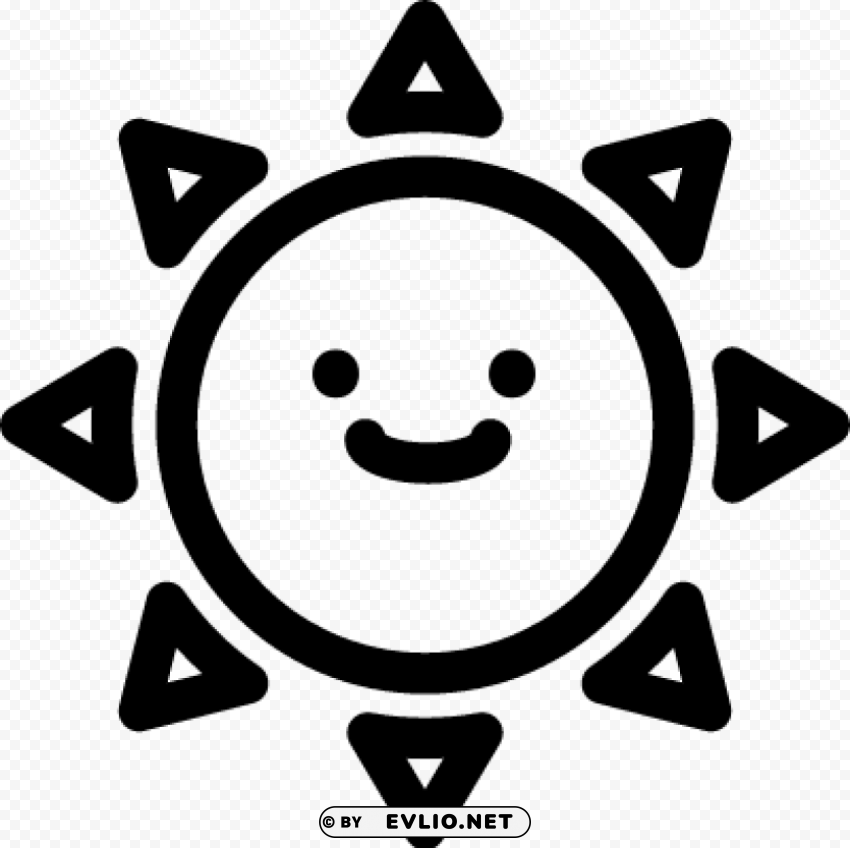 black sun vector Transparent PNG graphics complete collection