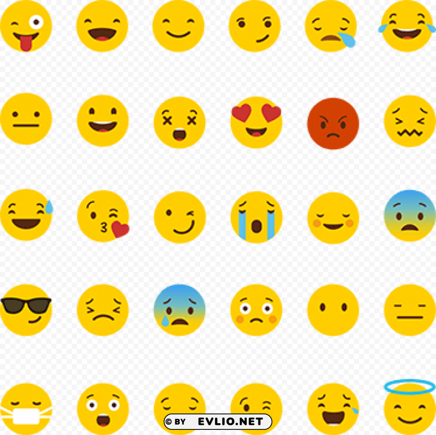 emoji stickers for whatsapp Isolated Element with Clear PNG Background