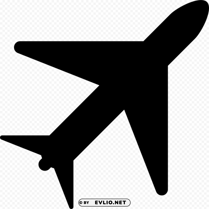 icono de avion Transparent PNG images set